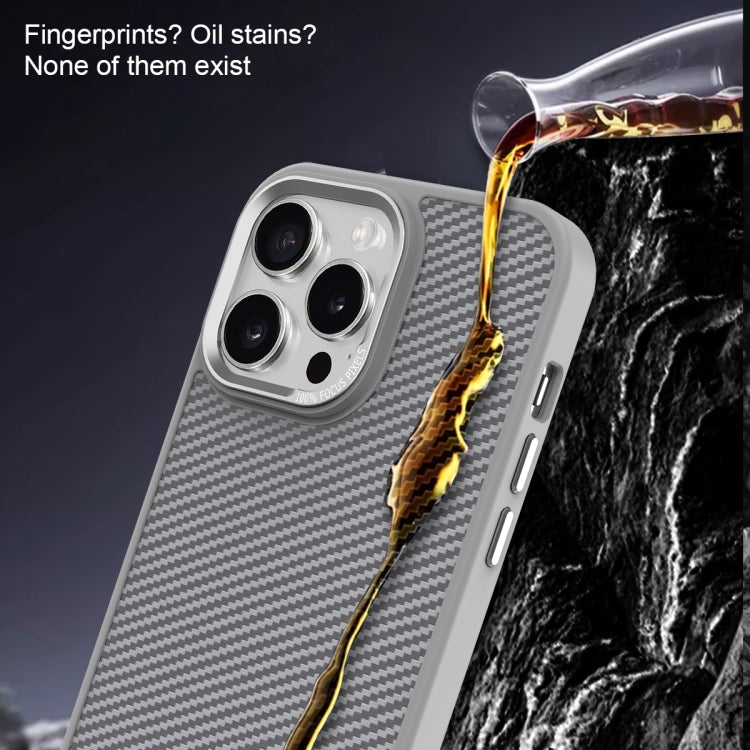 For iPhone 14 Carbon Fiber Texture MagSafe Magnetic Shockproof Phone Case(Black) - iPhone 14 Cases by buy2fix | Online Shopping UK | buy2fix