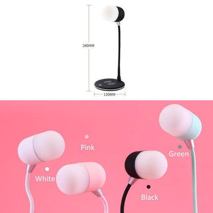 L4 Multifunctional Wireless Charging LED Desk Lamp with Bluetooth 5.0 Speaker(Pink) - Desk Lamps by buy2fix | Online Shopping UK | buy2fix