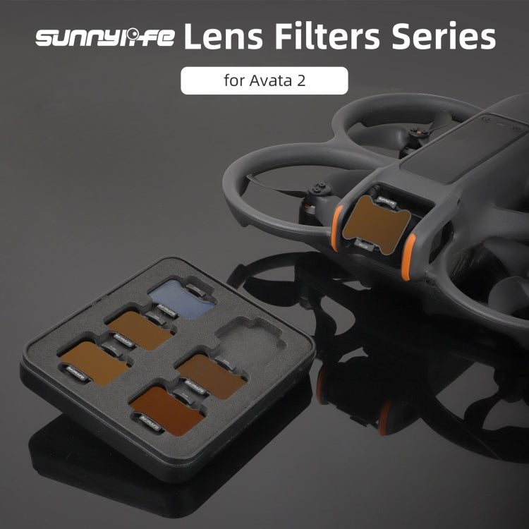 For DJI Avata 2 Sunnylife Camera Lens Filter, Filter:6 in 1 MCUV ND8/16/32/64/128 - Lens Filter by Sunnylife | Online Shopping UK | buy2fix