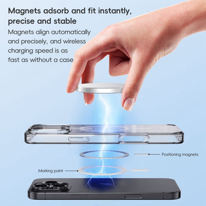 For iPhone 16 Pro Crystal Clear MagSafe Magnetic Phone Case(Transparent) - iPhone 16 Pro Cases by buy2fix | Online Shopping UK | buy2fix