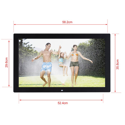 23.6 inch LED Screen Digital Photo Frame, Plug Type:US Plug(Black) - 15 inch Above by buy2fix | Online Shopping UK | buy2fix