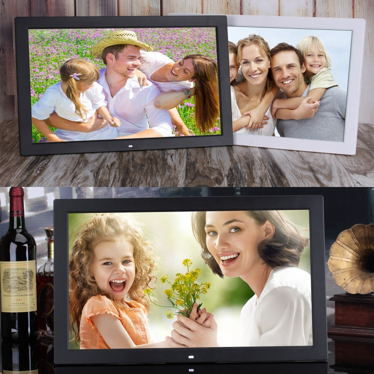 23.6 inch LED Screen Digital Photo Frame, Plug Type:EU Plug(Black) - 15 inch Above by buy2fix | Online Shopping UK | buy2fix