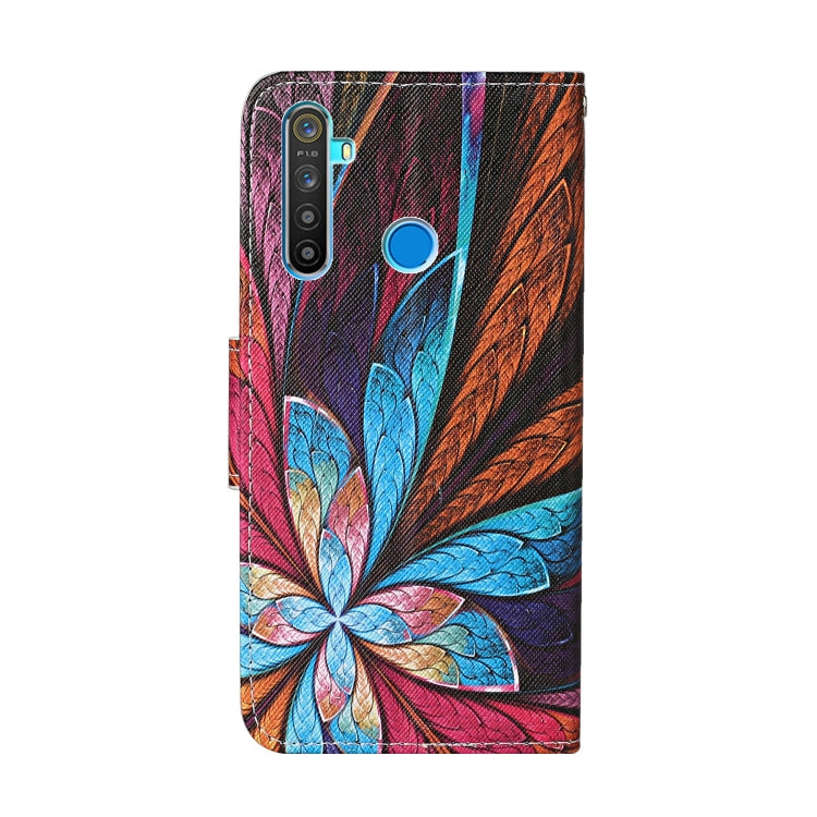 For OPPO Realme 6i Colored Drawing Pattern Horizontal Flip Leather Case with Holder & Card Slots & Wallet(Oil Painting) - Realme Cases by buy2fix | Online Shopping UK | buy2fix