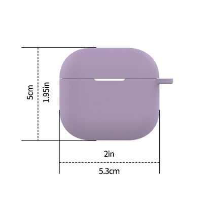 For AirPods 4 Silicone Earphone Protective Case with Hook(Pink) - For AirPods 4 by buy2fix | Online Shopping UK | buy2fix