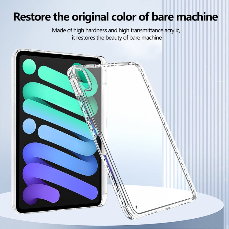 For iPad Pro 11 2024 Acrylic Hybrid TPU Tablet Case with Pen Slot(Transparent) - iPad Pro 11 2024 Cases by buy2fix | Online Shopping UK | buy2fix