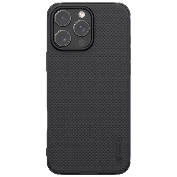 For iPhone 16 Pro Max NILLKIN Frosted Shield Pro PC + TPU Phone Case(Black) - iPhone 16 Pro Max Cases by NILLKIN | Online Shopping UK | buy2fix