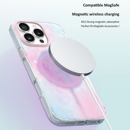 For iPhone 16 Pro Max TGVIS Grace Series MagSafe Magnetic Phone Case(Mirror Flower) - iPhone 16 Pro Max Cases by TGVIS | Online Shopping UK | buy2fix