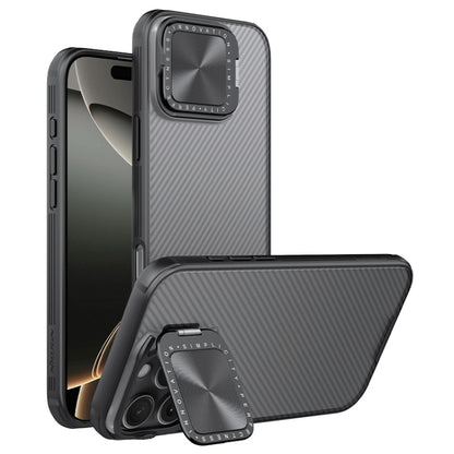 For iPhone 16 Pro Max NILLKIN CamShield Prop Translucent PC Phone Case(Black) - iPhone 16 Pro Max Cases by NILLKIN | Online Shopping UK | buy2fix