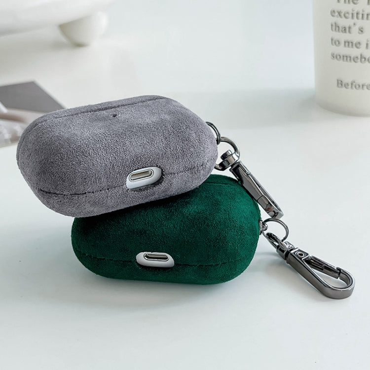 For AirPods 3 Turn Fur Bluetooth Earphone PC Protective Case(Green) - For AirPods 3 by buy2fix | Online Shopping UK | buy2fix