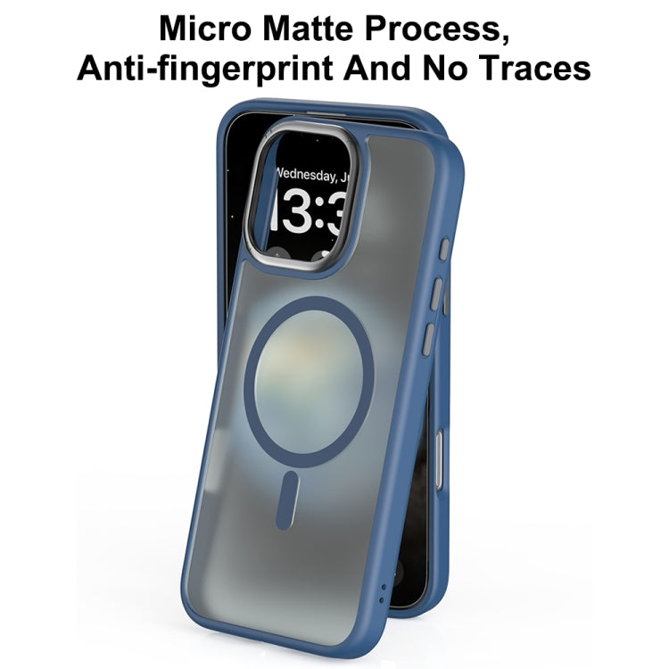 For iPhone 16 Pro Max Mutural Skin Feel Series Frosted MagSafe Magnetic Phone Case(Grey) - iPhone 16 Pro Max Cases by Mutural | Online Shopping UK | buy2fix