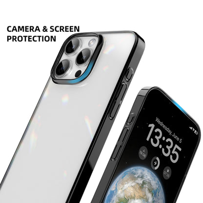 For iPhone 16 Pro Max Mutural Jiantou Series Electroplating Hybrid PC Phone Case(Silver) - iPhone 16 Pro Max Cases by Mutural | Online Shopping UK | buy2fix