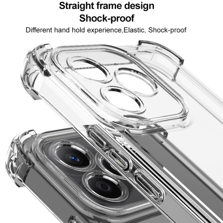 For vivo X200 Pro IMAK UX-4 Series Four-corner Shockproof Phone Case(Transparent) - Reno12 Pro Cases by imak | Online Shopping UK | buy2fix