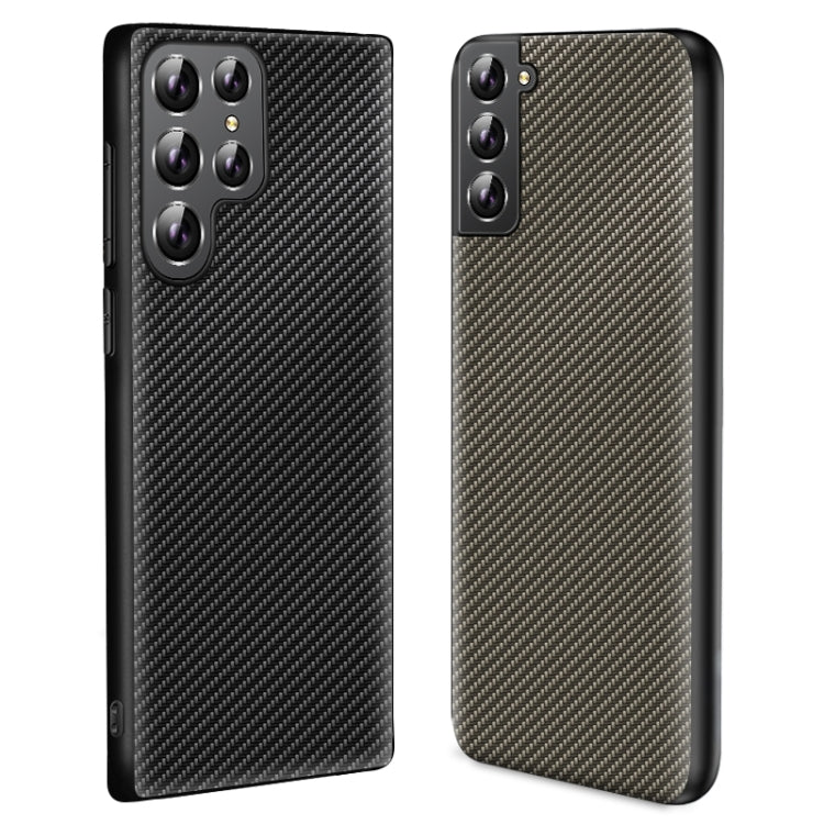 For Samsung Galaxy S25 Ultra 5G Carbon Fiber Texture Printing Phone Case(Gold) - Galaxy S25 Ultra 5G Cases by buy2fix | Online Shopping UK | buy2fix