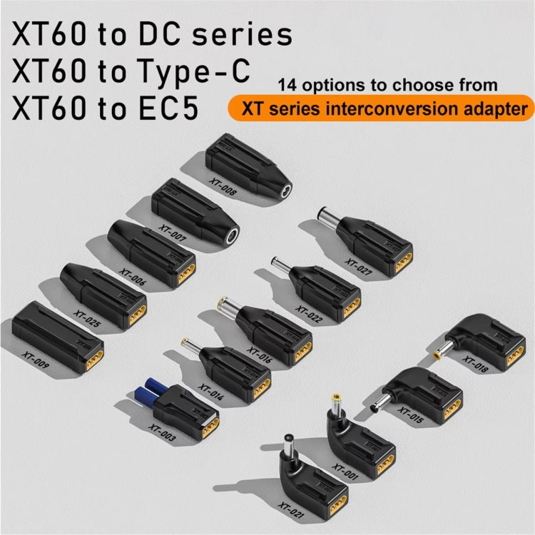 XT-029 XT60 Male to XT60 Female Side Bend Interchange Adapter - Universal Power Adapter by buy2fix | Online Shopping UK | buy2fix