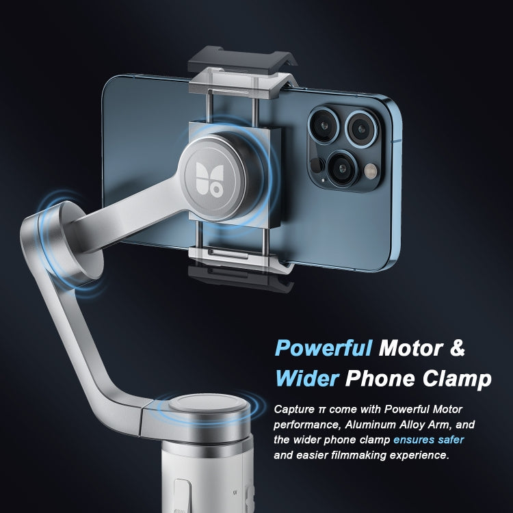 FUNSNAP Capture π Aluminum Alloy Arm 3-Axis Handheld Phone Gimbal, Combo Version(Grey) - Handheld Gimbals by FUNSNAP | Online Shopping UK | buy2fix