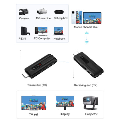 G132 1080P Type-C HD Wireless Screen Adapter(Black) - Wireless Display Dongle by buy2fix | Online Shopping UK | buy2fix