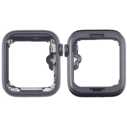 For Apple Watch SE 2020 44MM GPS Aluminium Alloy Middle Frame Bezel Plate with Crown Spin Axis Flex Cable(Grey) - Middle Frame by buy2fix | Online Shopping UK | buy2fix