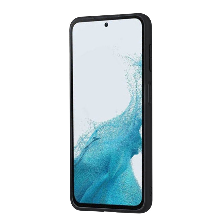 For Samsung Galaxy S25 5G Calfskin Card Slot TPU Hybrid PU Phone Case(Black) - Galaxy S25 5G Cases by buy2fix | Online Shopping UK | buy2fix