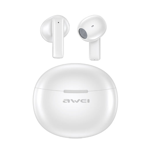 awei T87 True Wireless Bluetooth Sports Earphone(White) - Bluetooth Earphone by awei | Online Shopping UK | buy2fix