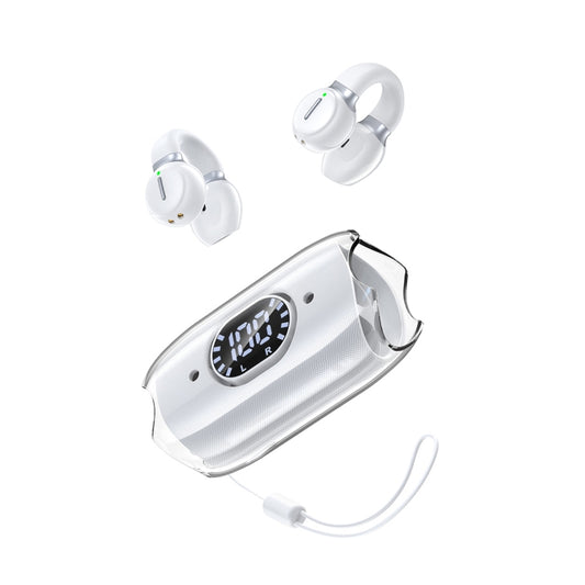 awei TZ7 Clip-on Wireless Bluetooth Earphone(White) - Bluetooth Earphone by awei | Online Shopping UK | buy2fix