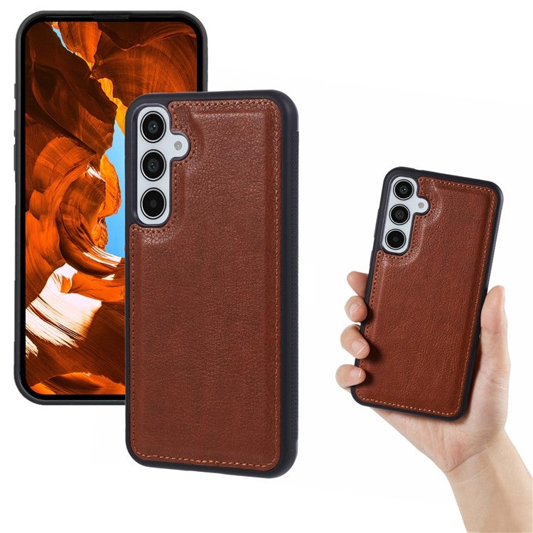 For Samsung Galaxy S25 5G Multifunctional 7-Card Wallet Leather Phone Case(Brown) - Galaxy S25 5G Cases by buy2fix | Online Shopping UK | buy2fix