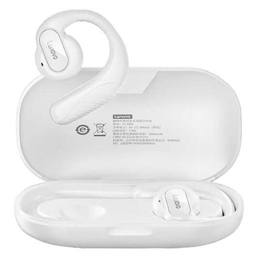 Lenovo TC3402 Dual Horn 360 Surround Sound Wireless BT 5.3 Earphones(White) - TWS Earphone by Lenovo | Online Shopping UK | buy2fix