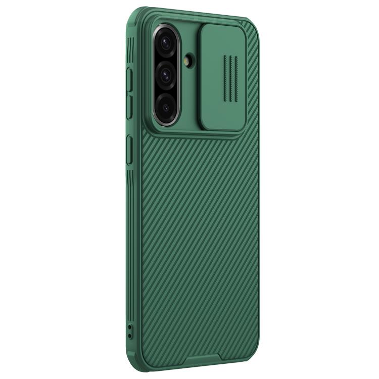 For Samsung Galaxy A36 5G NILLKIN Black Mirror Pro Series Camshield PC Phone Case(Green) - Galaxy Phone Cases by NILLKIN | Online Shopping UK | buy2fix