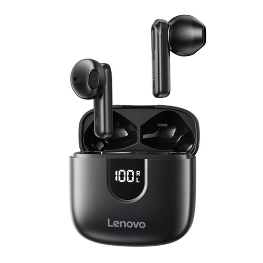 Original Lenovo EA120 Simple Semi-In-Ear True Wireless Bluetooth Earphones(Black) - TWS Earphone by Lenovo | Online Shopping UK | buy2fix