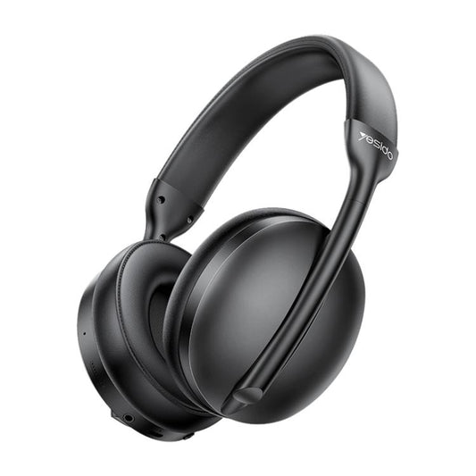 Yesido EP08 ANC Noise Reduction Bluetooth Headphones(Black) - Headset & Headphone by Yesido | Online Shopping UK | buy2fix