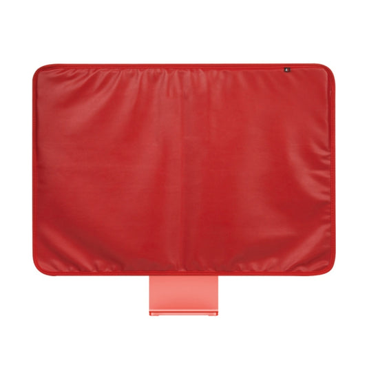 For 24 inch Apple iMac Portable Dustproof Cover Desktop Apple Computer LCD Monitor Cover with Storage Bag(Red) - Others Accessories by buy2fix | Online Shopping UK | buy2fix