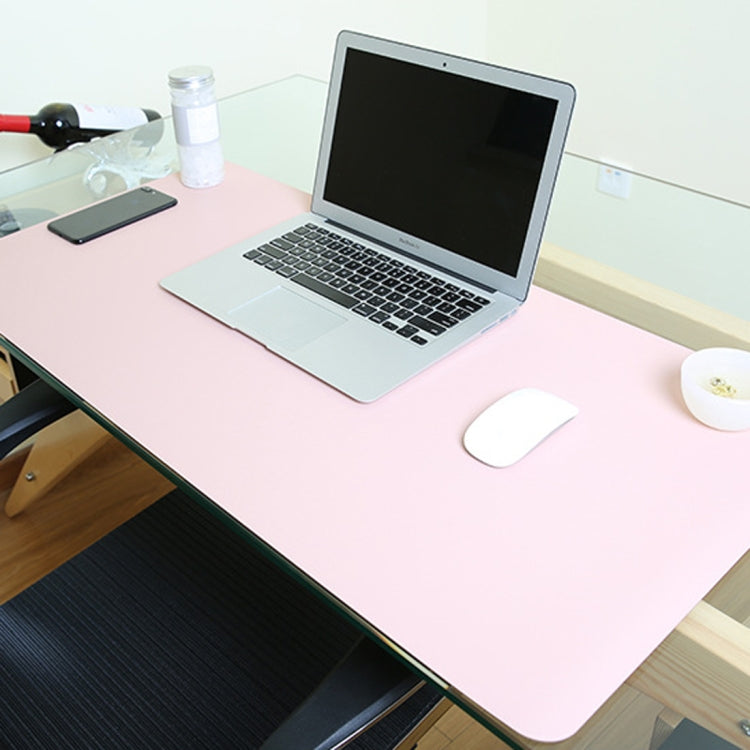 Multifunction Business PU Leather Mouse Pad Keyboard Pad Table Mat Computer Desk Mat, Size: 120 x 60cm(Pink) - Desk Pads by buy2fix | Online Shopping UK | buy2fix