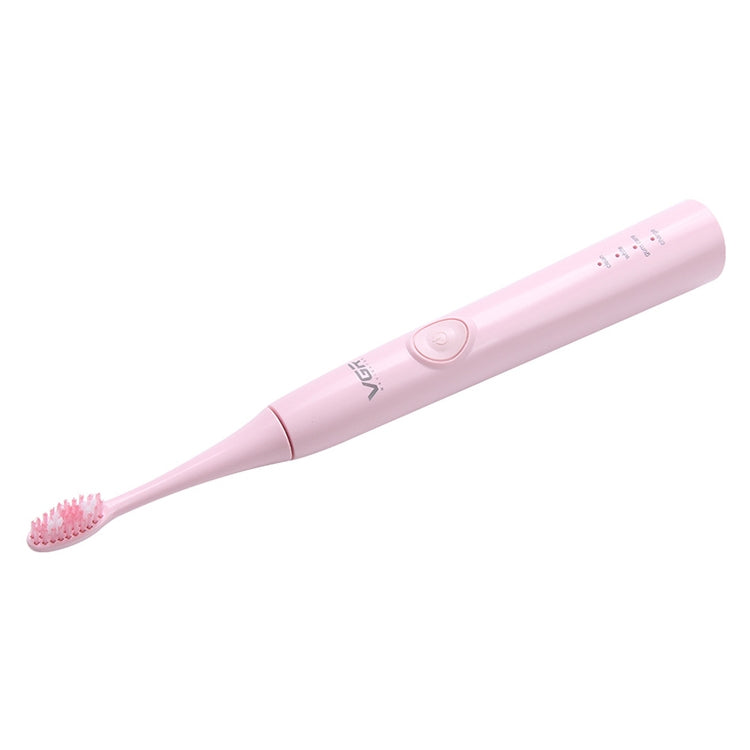 VGR V-806 IPX7 USB Magnetic Suspension Sonic Shock Toothbrush with Nemory Function (Pink) - Toothbrushes by VGR | Online Shopping UK | buy2fix