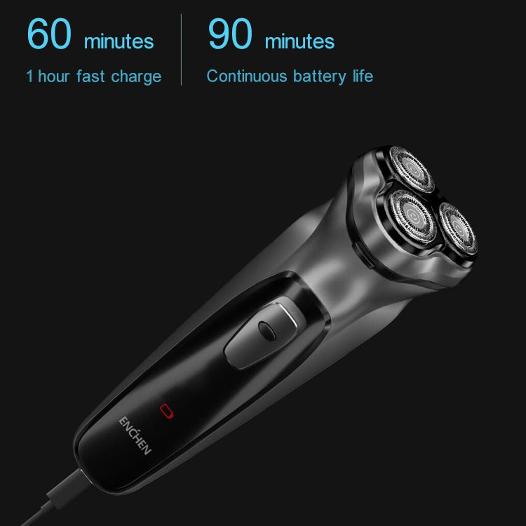 Original Xiaomi Voltage Universal Fit Water Proof Triple Rotary Double Ring Blade Shaving Head Electric Rechargeable Shaver For Men, CN Plug - Electric Shavers by Xiaomi | Online Shopping UK | buy2fix