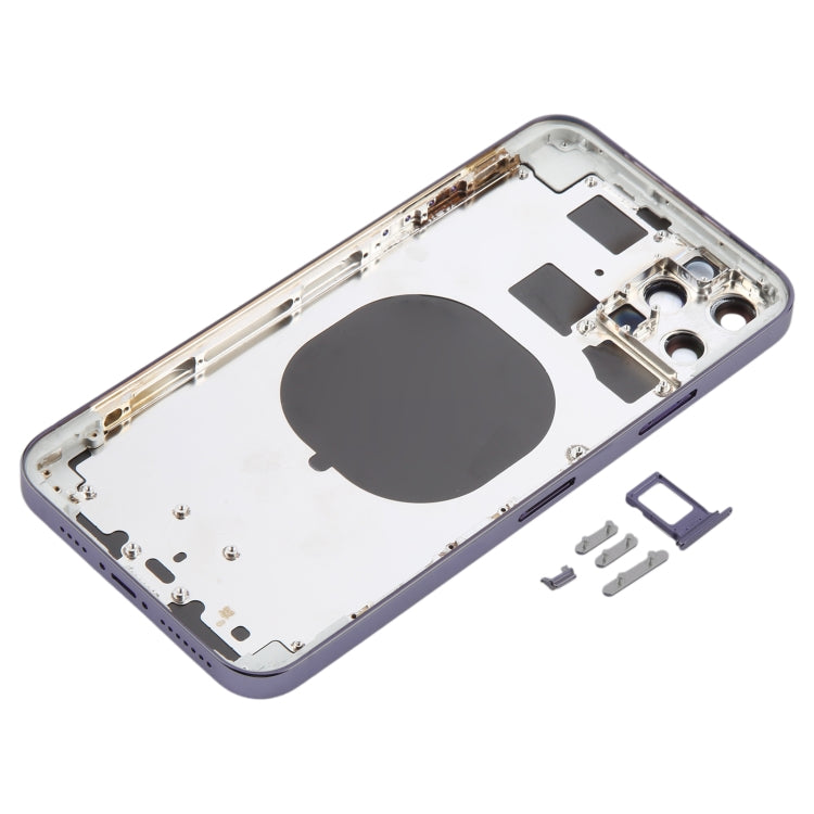 Back Cover with Appearance Imitation of iP13 Pro Max for iPhone 11 Pro Max(Purple) - Back Cover by buy2fix | Online Shopping UK | buy2fix