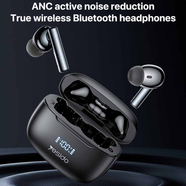 Yesido TWS23 Bluetooth 5.3 LED Digital Display TWS ANC Noise Reduction Wireless Bluetooth Earphone - TWS Earphone by Yesido | Online Shopping UK | buy2fix