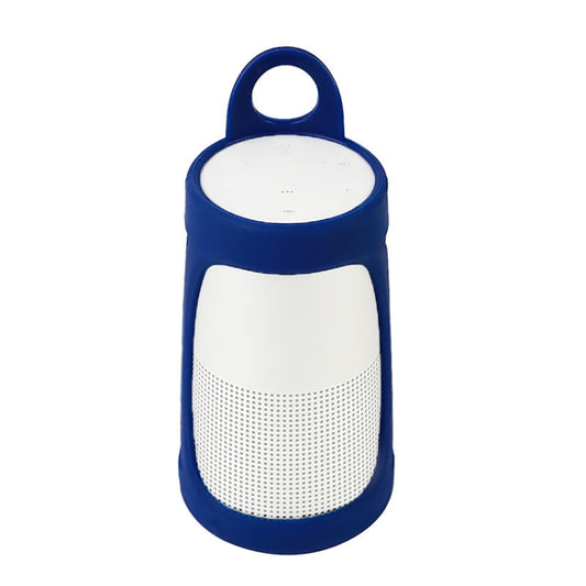 Portable Silica Gel Bluetooth Speaker Protective Case for BOSE Soundlink Revolve+ (Dark Blue) - Protective Case by buy2fix | Online Shopping UK | buy2fix