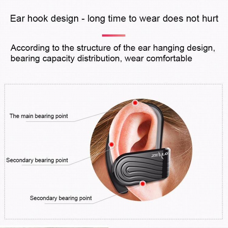 ZEALOT H10 TWS Ture Wireless Stereo Double Earphones Dust-proof Sweat-proof Bluetooth Earphone with Charging Box - Bluetooth Earphone by ZEALOT | Online Shopping UK | buy2fix