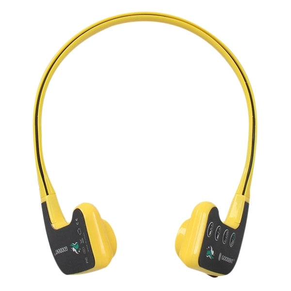 Bone Conduction Headphone Swimming Teaching Bluetooth Headphone(Yellow) - Neck-mounted Earphone by buy2fix | Online Shopping UK | buy2fix