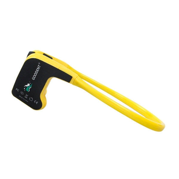 Bone Conduction Headphone Swimming Teaching Bluetooth Headphone(Yellow) - Neck-mounted Earphone by buy2fix | Online Shopping UK | buy2fix