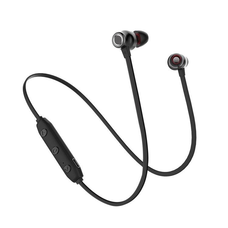 XRM-X5 Sports IPX4 Waterproof Magnetic Earbuds Wireless Bluetooth V4.1 Stereo In-ear Headset, For iPhone, Samsung, Huawei, Xiaomi, HTC and Other Smartphones(Black) - Bluetooth Earphone by buy2fix | Online Shopping UK | buy2fix