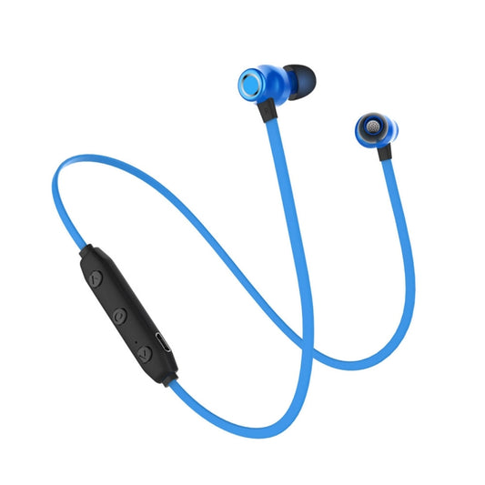 XRM-X5 Sports IPX4 Waterproof Magnetic Earbuds Wireless Bluetooth V4.1 Stereo In-ear Headset, For iPhone, Samsung, Huawei, Xiaomi, HTC and Other Smartphones(Blue) - Bluetooth Earphone by buy2fix | Online Shopping UK | buy2fix