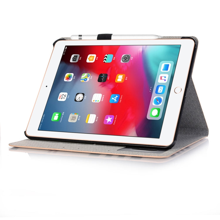 Plaid Texture Horizontal Flip PU Leather Case for iPad Air 11 2024 / iPad Pro 11 inch (2018), with Holder & Card Slots & Wallet(White) - iPad Pro 11 (2018) Cases by buy2fix | Online Shopping UK | buy2fix