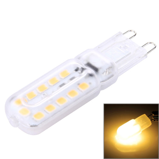 G9 3W 300LM Transparent Cover Corn Light Bulb, 22 LED SMD 2835, AC 220-240V(Warm White) - LED Blubs & Tubes by buy2fix | Online Shopping UK | buy2fix