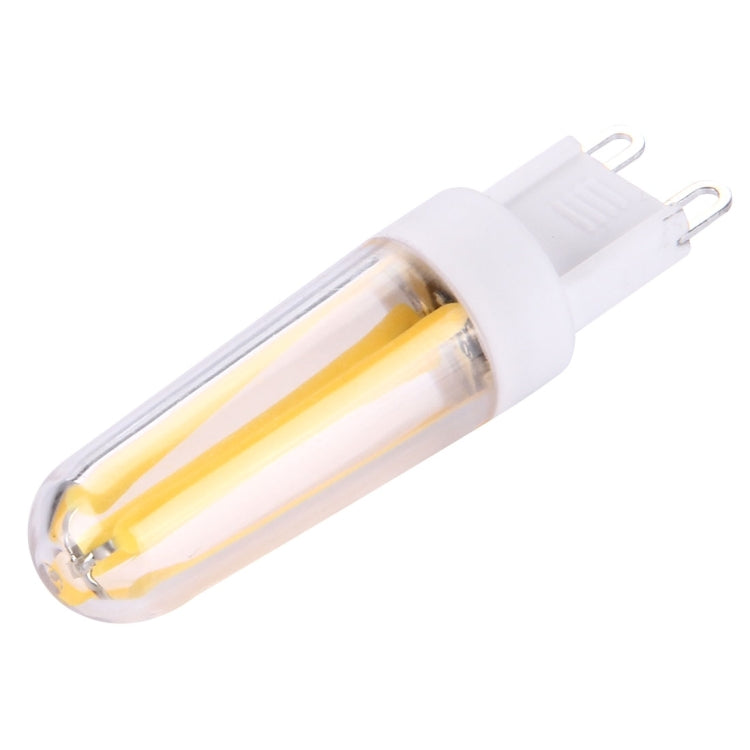 4W Filament Light Bulb, G9 PC Material Dimmable 4 LED, AC 220-240V(Warm White) - LED Blubs & Tubes by buy2fix | Online Shopping UK | buy2fix