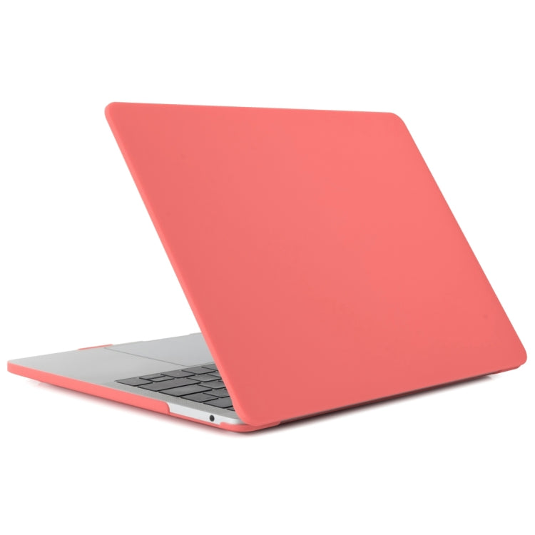 Laptop Frosted Texture PC Protective Case for MacBook Pro 15.4 inch A1707 (2016 - 2017)(Coral Red) - MacBook Pro Cases by buy2fix | Online Shopping UK | buy2fix