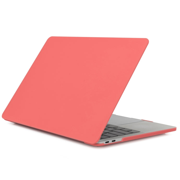 Laptop Frosted Texture PC Protective Case for MacBook Pro 15.4 inch A1707 (2016 - 2017)(Coral Red) - MacBook Pro Cases by buy2fix | Online Shopping UK | buy2fix