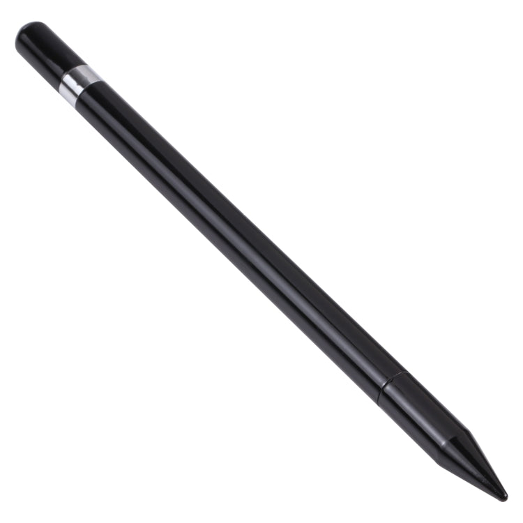 Pt360 2 in 1 Universal Silicone Disc Nib Stylus Pen with Common Writing Pen Function (Black) - Stylus Pen by buy2fix | Online Shopping UK | buy2fix