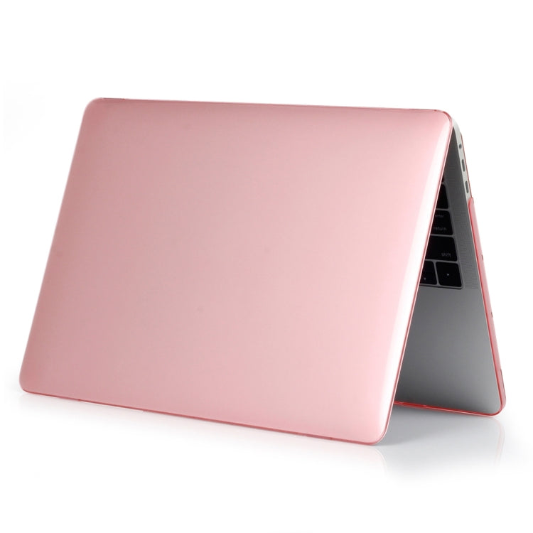 ENKAY Hat-Prince 2 in 1 Crystal Hard Shell Plastic Protective Case + US Version Ultra-thin TPU Keyboard Protector Cover for 2016 New MacBook Pro 13.3 inch without Touchbar (A1708)(Pink) - MacBook Pro Cases by ENKAY | Online Shopping UK | buy2fix