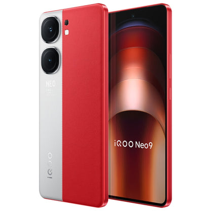 vivo iQOO Neo9, Dual Back Cameras, 16GB+512GB, Face ID / Fingerprint Identification, 6.78 inch Android 14 OriginOS 4 Snapdragon 8 Gen 2 Octa Core, OTG, NFC, Network: 5G, Support Google Play (Red) - vivo by vivo | Online Shopping UK | buy2fix