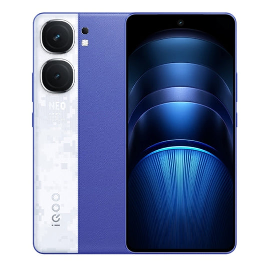 vivo iQOO Neo9S Pro+, 12GB+256GB, Face ID & Ultrasonic 3D Fingerprint Identification, 6.78 inch Android 14 OriginOS 4 Snapdragon 8 Gen 3 Octa Core 2.63GHz, OTG, NFC, Network: 5G, Support Google Play (Blue) - vivo by vivo | Online Shopping UK | buy2fix